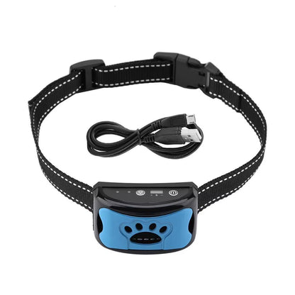 Dog Anti-Barking Collar Training Collars Dog Barking Control Device Rechargeable Waterproof 7 Sensitivity Levels Pet Supply